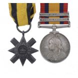 ANGLO ASHANTI WAR PAIR regimentally named Ashanti Star and Queen's South Africa Medal, two clasps