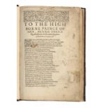 [HOMER (CHAPMAN'S) [THE ILIAD OF HOMER PRINCE OF POETS] in English, wanting title, 17th c