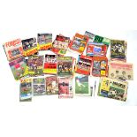 A LARGE COLLECTION OF NOTTINGHAM FOREST AND OTHER FOOTBALL PROGRAMMES FOREST REVIEW SOCCER STAR F.A.