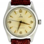 A ROLEX TUDOR STAINLESS STEEL OYSTER WRISTWATCH