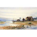 THOMAS SIDNEY (FL EARLY 20TH CENTURY) BOSHAM SUSSEX signed, dated 1908 and inscribed, watercolour,