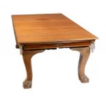 TABLE. AN ENGLISH MAHOGANY BILLIARDS-DINING , BY E J RILEY LTD, ACCRINGTON, EARLY 20TH C with