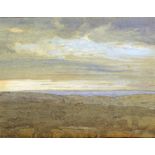 †DAVID WOODFORD (1938-) ANGLESEY LANDSCAPE signed, watercolour, 22.5 x 29.5cm ++In fine condition