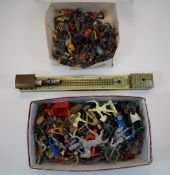 An Arnold tin plate train toy set,