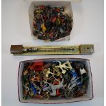 An Arnold tin plate train toy set,