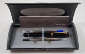 Parker Duofold International ball pen, in original box,