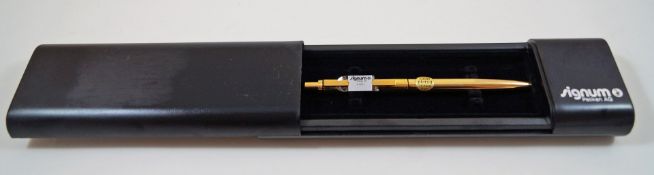 A Pelikan 1980s Signum ballpoint pen, gold plated,