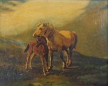 Continental School
Horse and pony
Oil on canvas
38cm x 46cm