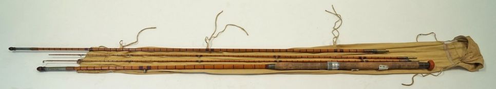 A Hardy's split cane "Wye" salmon rod