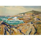 Murray Urquhart (1880 - 1972)
Cornish Coastline
Pencil and watercolour
Signed lower right and