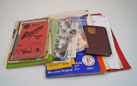 A collection of mixed sport ephemera, to include cricket, the Olympics,