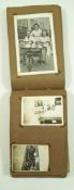 A small family photograph album from the 1940s including some from Warmers Holiday Camp