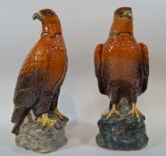 A Royal Doulton whiskey decanter and stopper in the form of a golden eagle, modelled by John G.