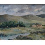 20th century school
Cottages in a mountainous landscape
Oil on board
36.5cm x 49.