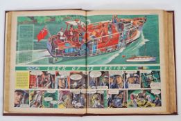 A bound book of The Eagle comic, to include Dan Dare and others,