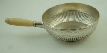 A Danish silver and ivory pan, by Michelsen, Copenhagen 1908,