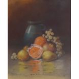 D. A. Fisher
Still life with fruit
Pastel
Signed and dated 1911 lower left
48.5cm x 38.