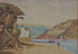 L. Mortimer (fl. 1910 - 1930)
Estuary landscape
Watercolour
Lower right
23.