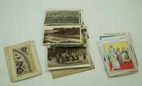 A collection of postcards,
