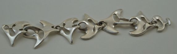 A Georg Jensen bracelet, designed by Henning Koppel,model number 89,