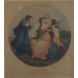 After Angelica Kauffman
Cupid with two maidens
Coloured stipple engravings
43cm x 37cm