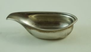 A George III silver pap boat, by Emes & Barnard, London 1822, of usual form, 12.