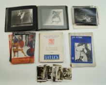 A large collection of opera, ballet and dancing photographs contained in one album and some loose,