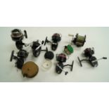 A small collection of vintage sea and coarse fishing reels