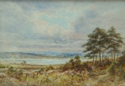 Walter Duncan (exhib. 1869-1906)
Nr. Frensham Ponds,
Watercolour
Signed lower right
18.