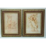 20th century
Putti
Prints, a pair
Sight 37.