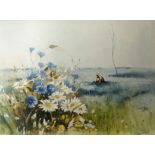 David Gilchrist
Figure in the meadows
Watercolour and bodycolour
33cm x 43cm