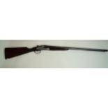 A 12 bore, Kestral shotgun, sidelock, side by side, chokes 1/4 + 1/2,