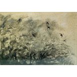 20th century school
Birds in flight
Charcoal heightened in white
Sight 40cm x 56cm