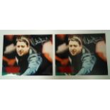 Four snooker autographs, to include two Matthew Stevens and Jimmy White,