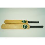 Two signed cricket bats from the 1980s, Surrey,