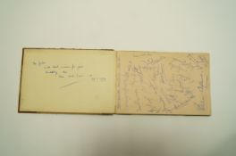A good collection of football autographs to include Manchester United Busby Babes 1955-56 season,
