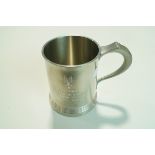 A pewter tankard awarded to Vince Moore, from the Lads R.SQN (V) 22 S.A.S. Feb 1983-Aug 1985, 11.