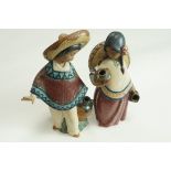 A Lladro figure Lupita Con Sombrero, printed factory marks, 18cm high,