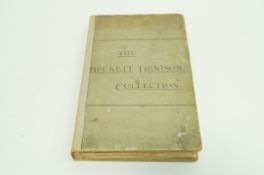 An auction catalogue from the Christopher Beckett Denison sale,