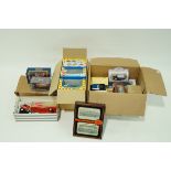 A collection of boxed modern collectable toys including Matchbox and others