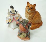A Royal Doulton figure of a cat, model number 1867, 20.