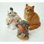 A Royal Doulton figure of a cat, model number 1867, 20.