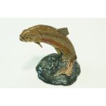 A Beswick trout, impressed and printed factory marks, 1390,