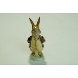 A Beswick figure of Benjamin bunny, gold back stamp,