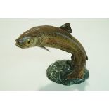 A Beswick trout, printed and impressed marks, 1032, 15.