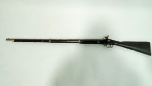 An 1856 Enfield percussion musket,