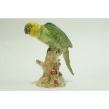 A Beswick budgerigar, impressed and printed factory marks, 930,