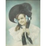 A portrait of Dorothy Mary Jones Pastel and watercolour Inscribed lower left 51cm x 39cm