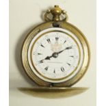 A gilt metal hunter pocket watch, with a Turkish export dial, 5.