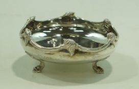 A silver bowl, makers mark E S Barnsby & Co, Birmingham 1921,